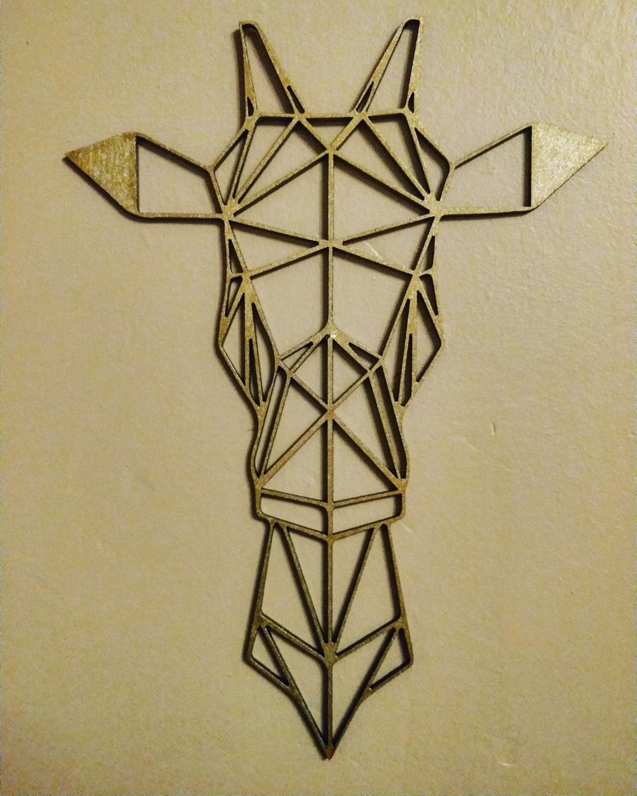 Geometric giraffe