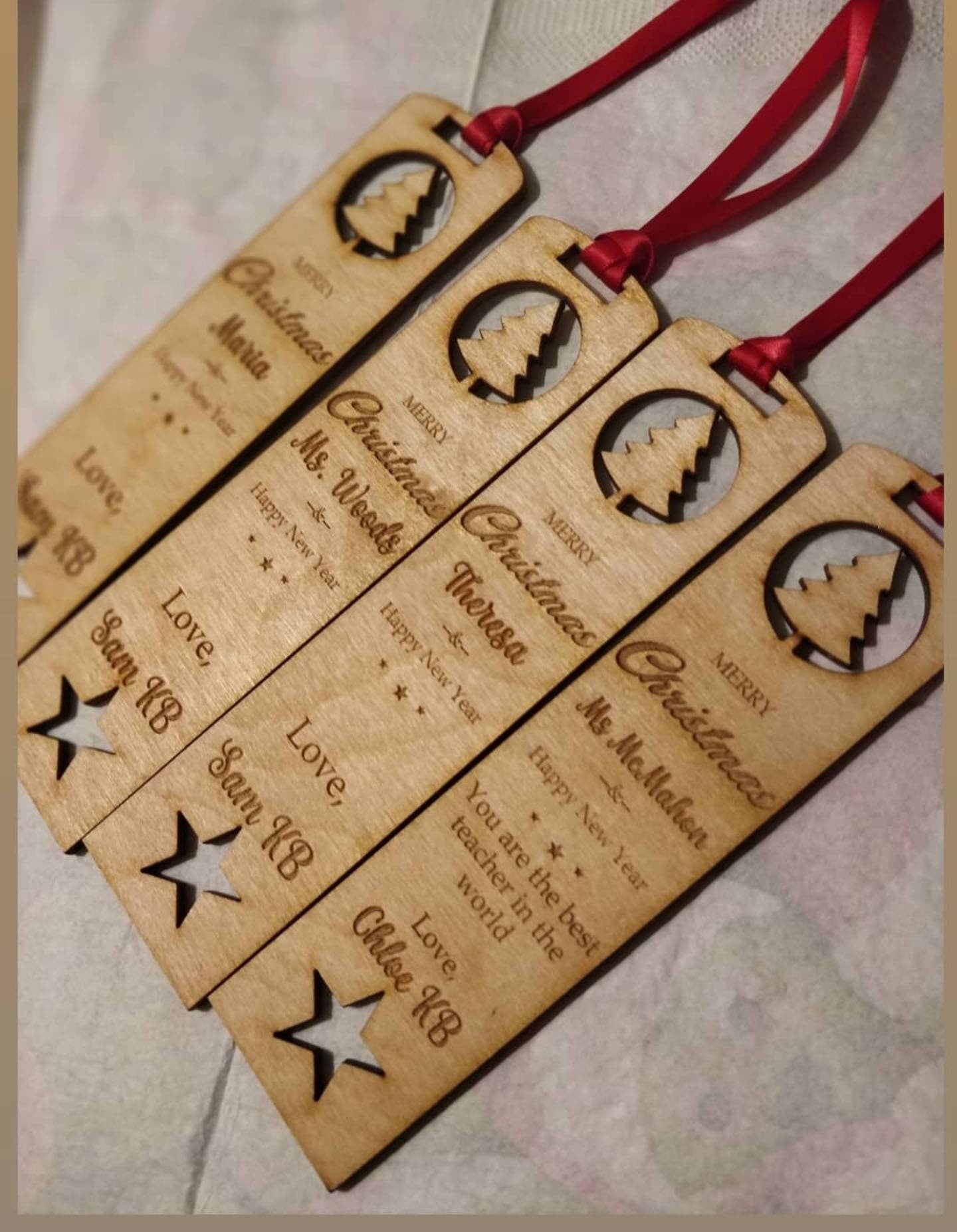 Personalised teacher bookmark