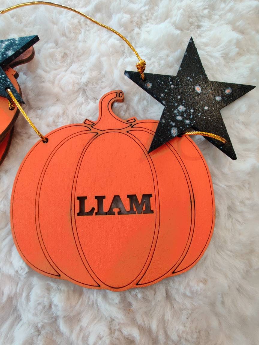 Personalized Halloween bunting