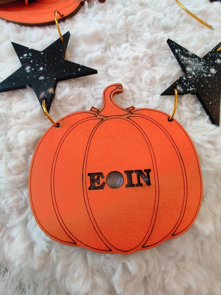 Personalized Halloween bunting