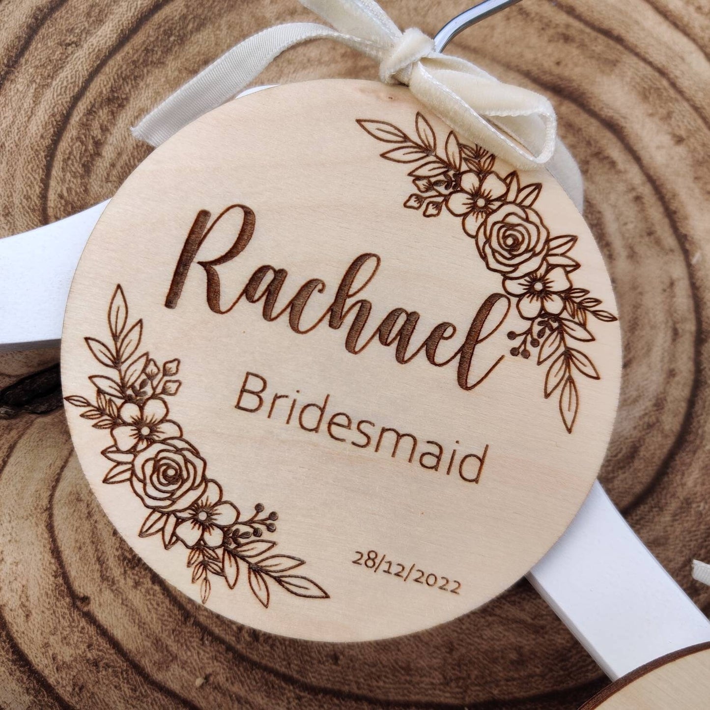 Personalised hanger tags - Bridal wedding hanger tags - communion hanger tags - dress hanger tags