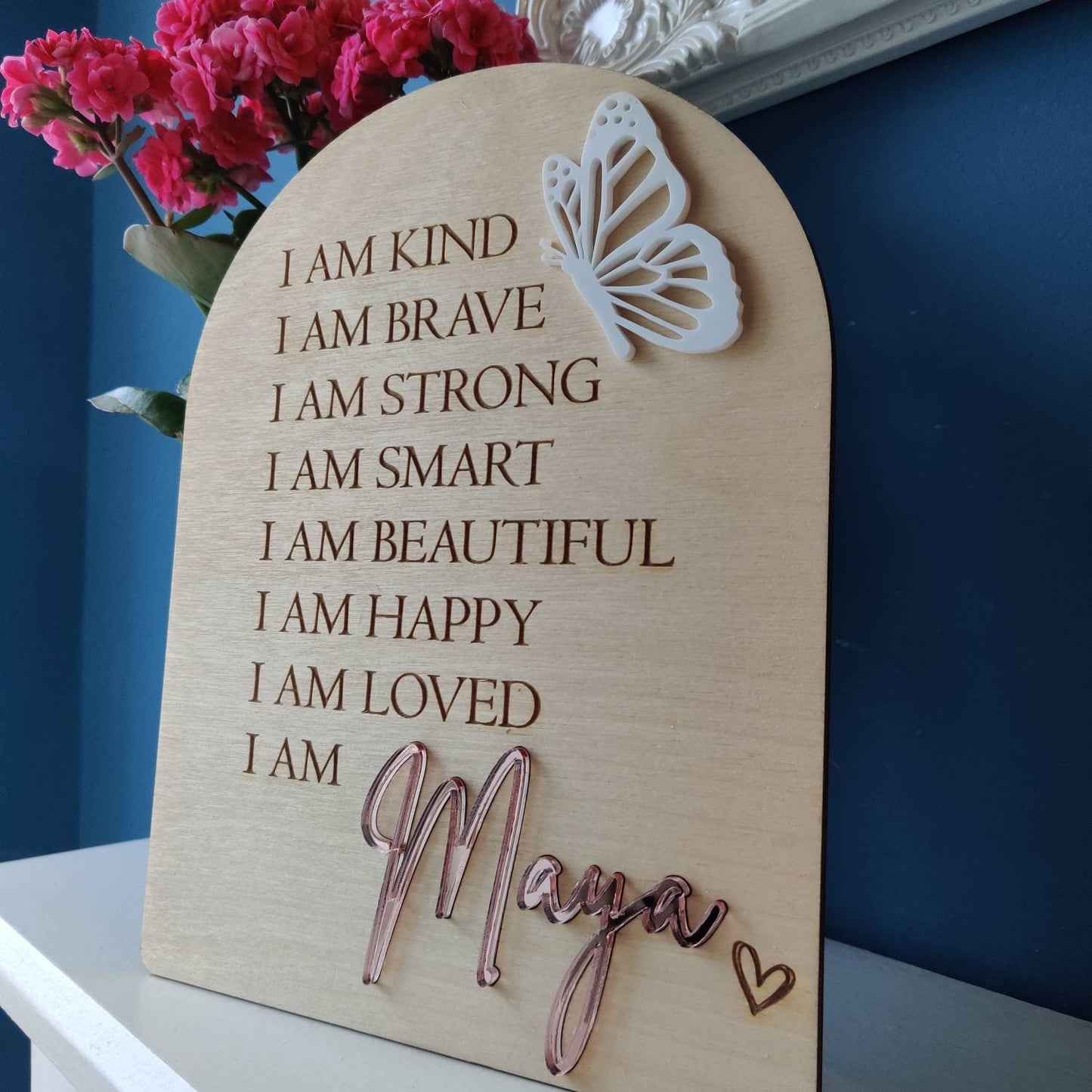 Personalised affirmation board