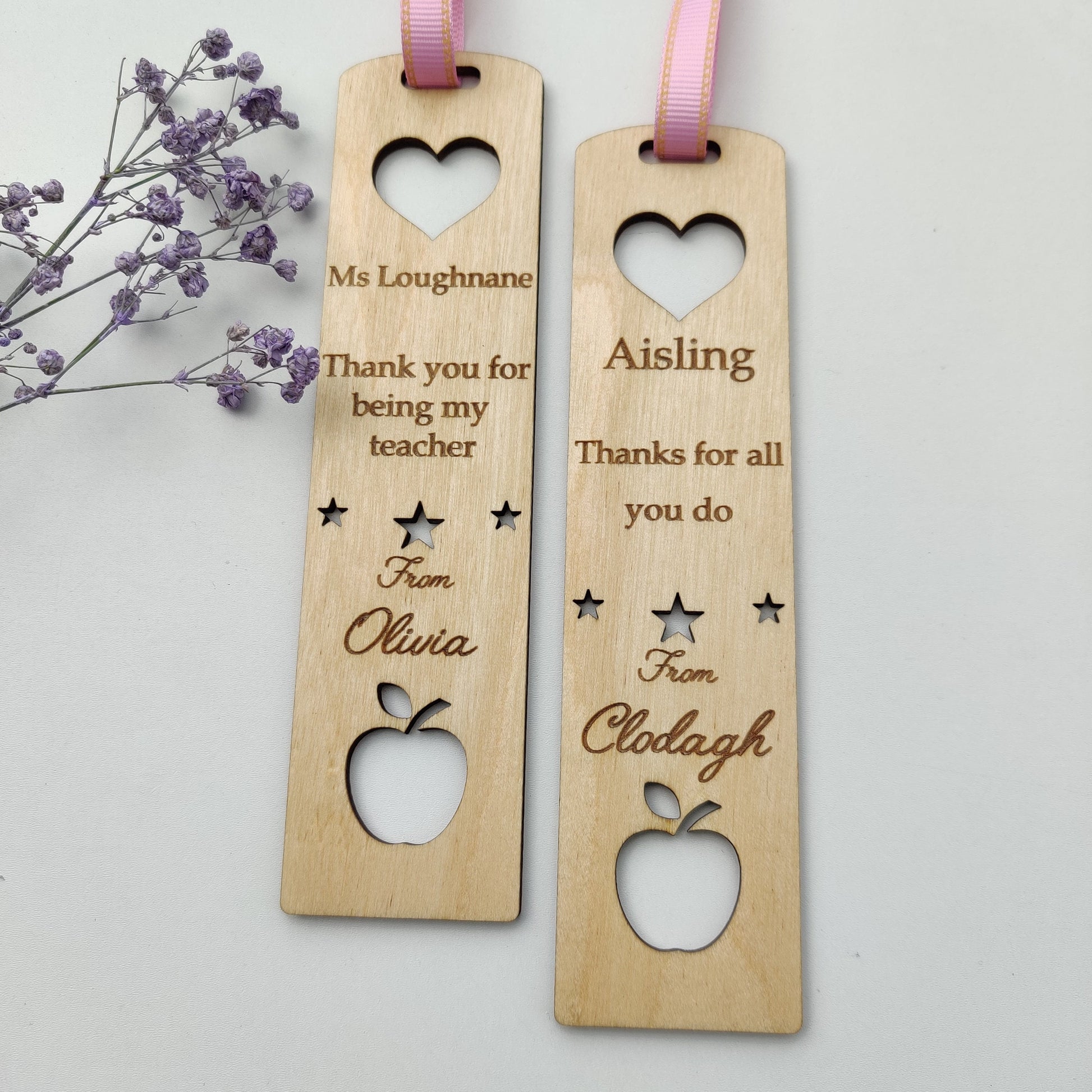 Personalised teacher bookmark