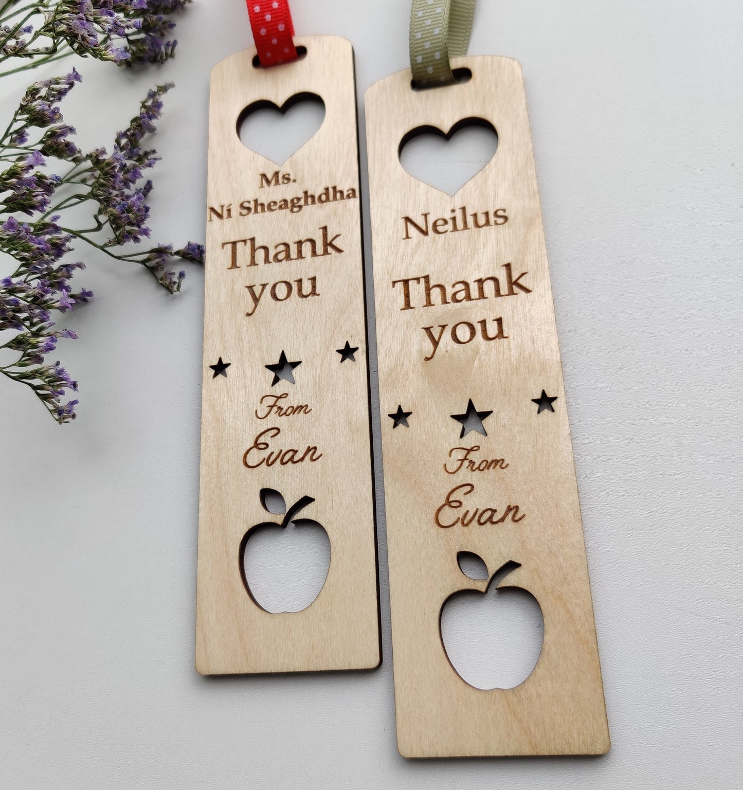 Personalised teacher bookmark