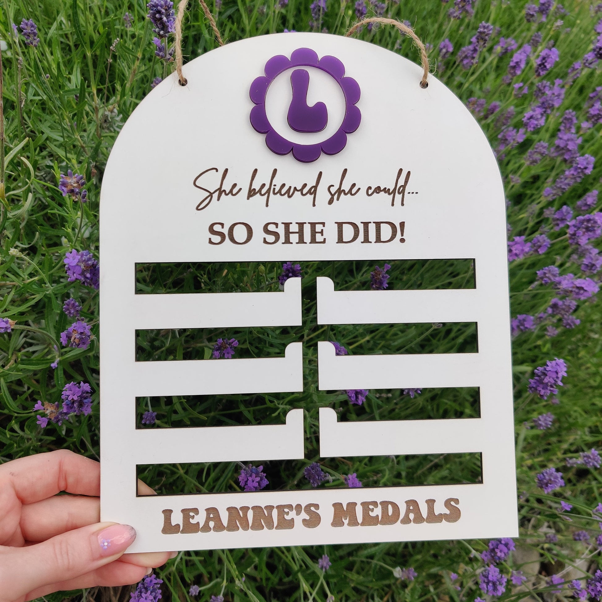 Personalised Medal Holder/Hanger