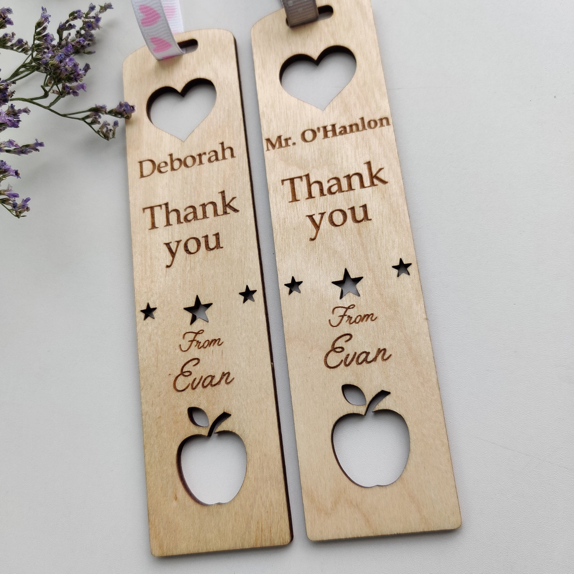 Personalised teacher bookmark