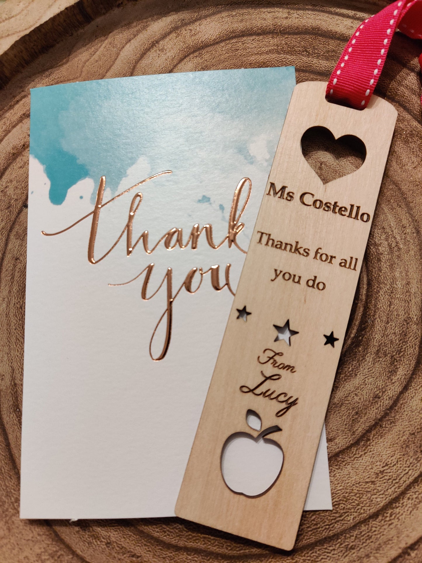 Personalised teacher bookmark