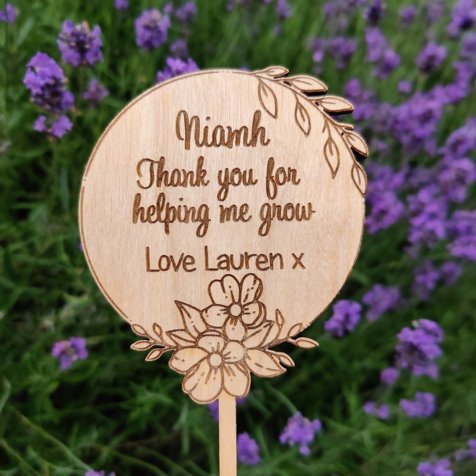 Plant stake - teacher gifts - SNA gift - school gift