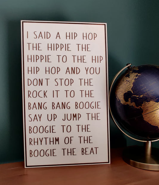 Rappers Delight lyrics