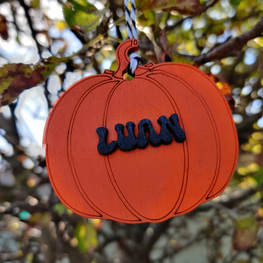 Halloween Pumpkin Tag