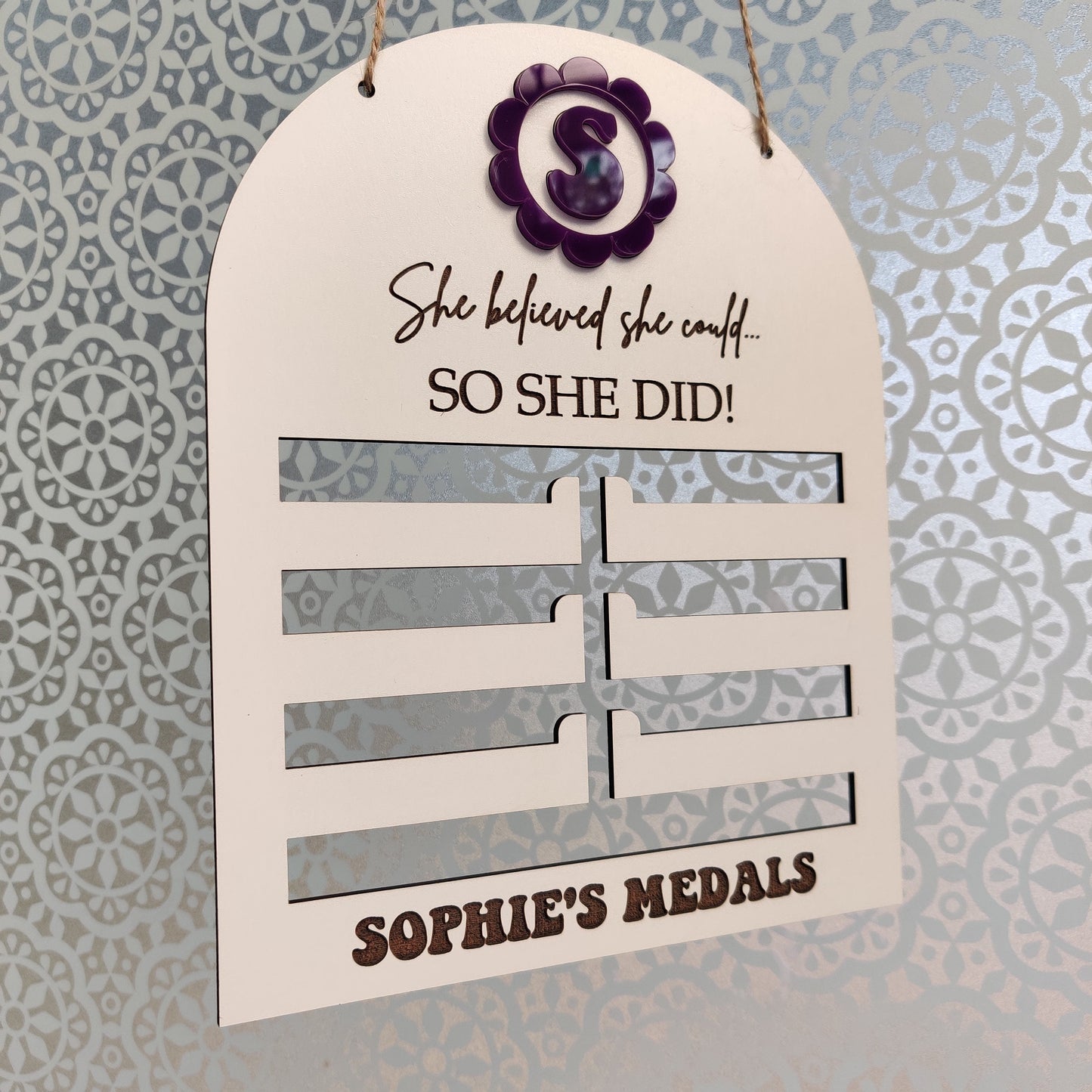 Personalised Medal Holder/Hanger