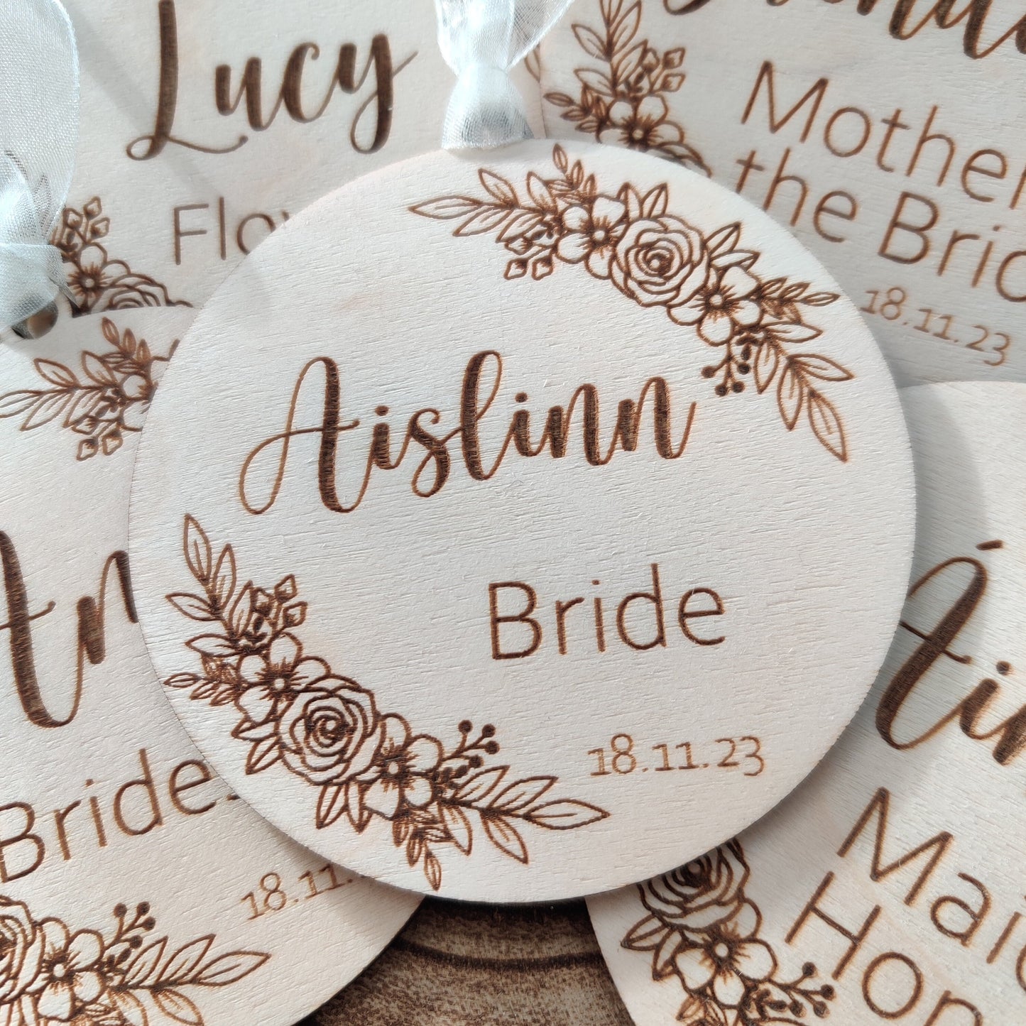 Personalised hanger tags - Bridal wedding hanger tags - communion hanger tags - dress hanger tags