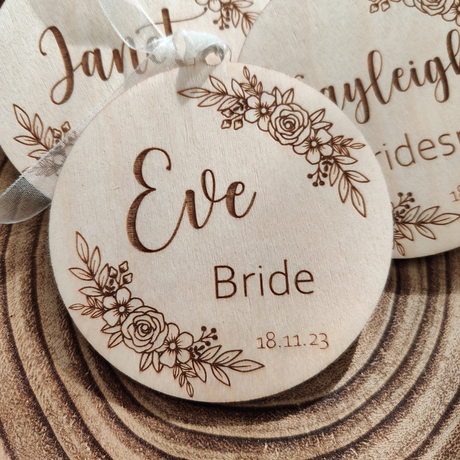 Personalised hanger tags - Bridal wedding hanger tags - communion hanger tags - dress hanger tags