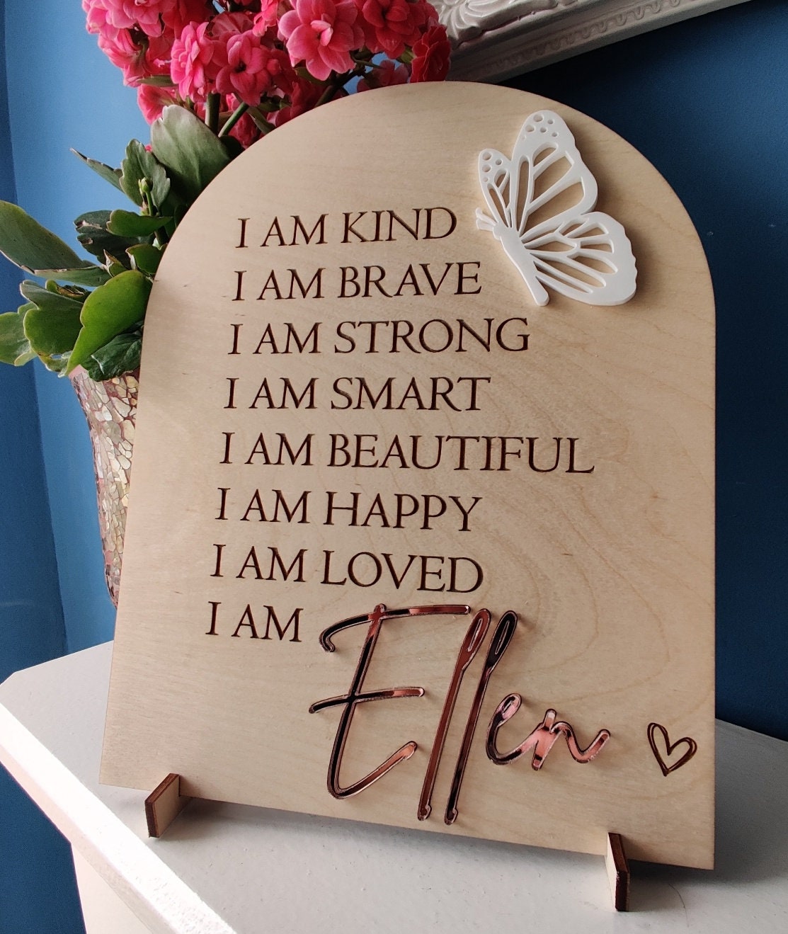 Personalised affirmation board