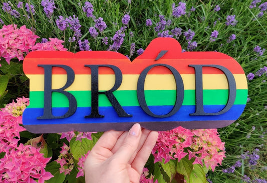 Pride rainbow sign