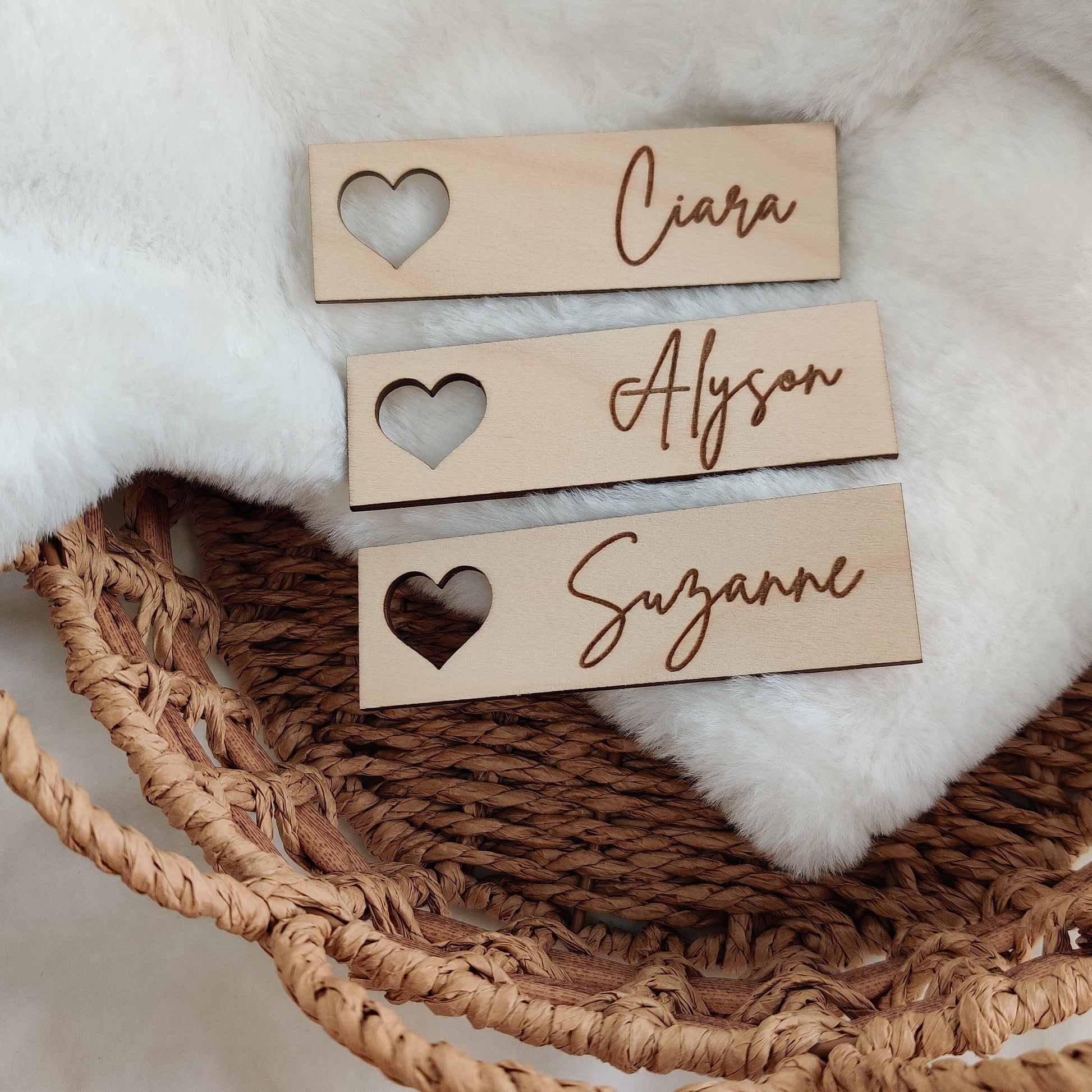 Wedding place names wooden made in Ireland