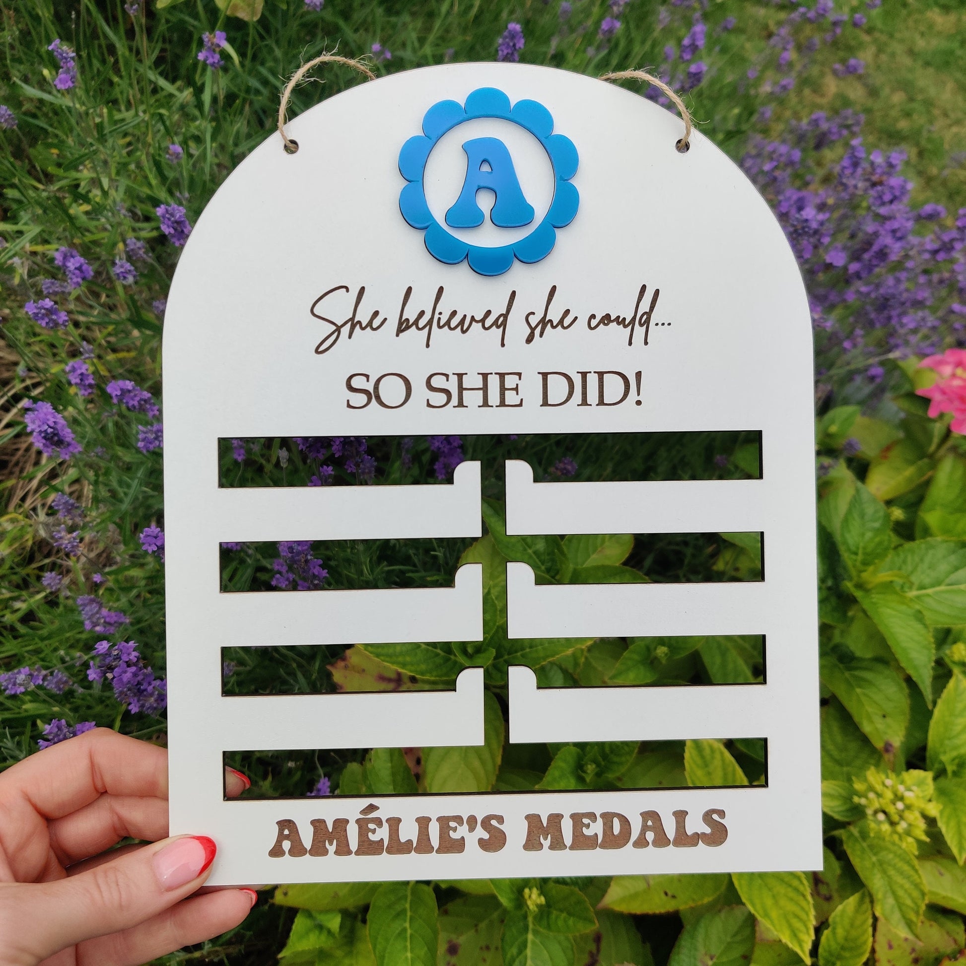 Personalised Medal Holder/Hanger