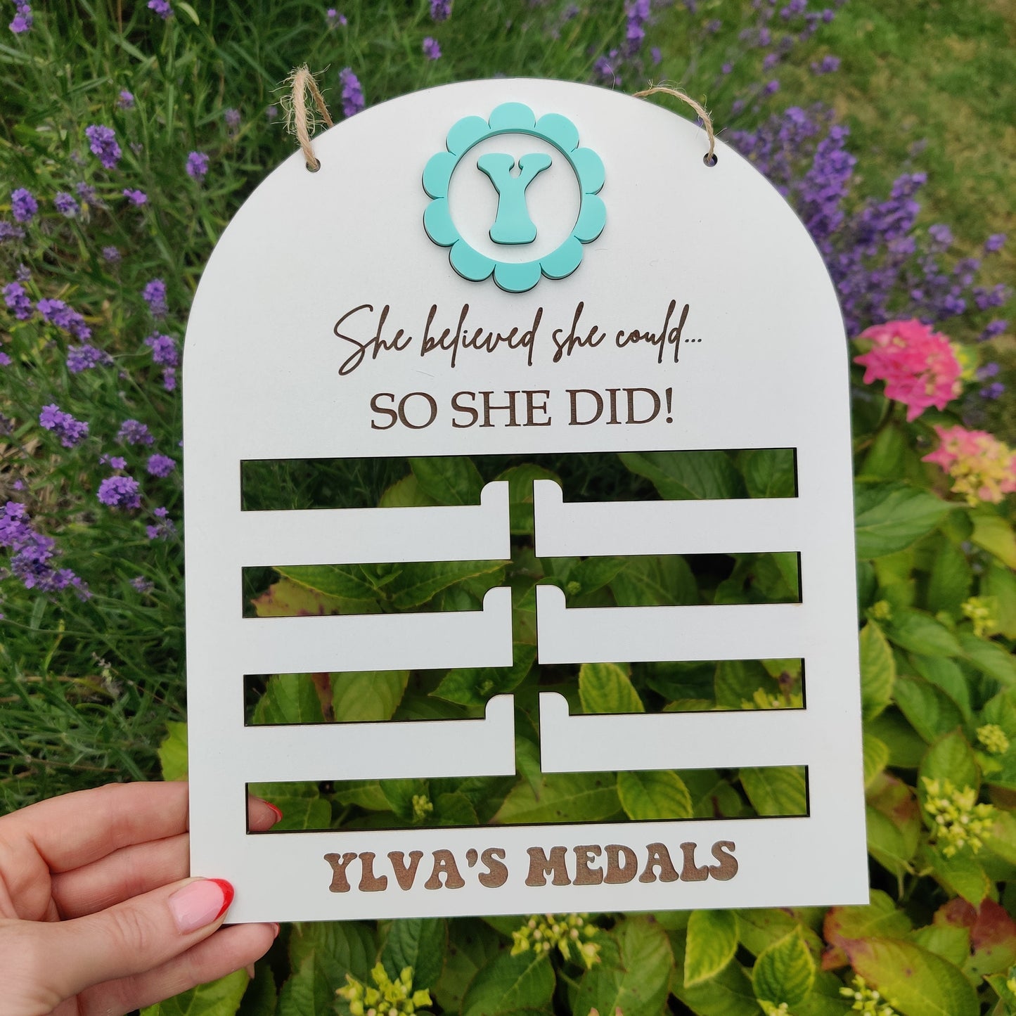 Personalised Medal Holder/Hanger