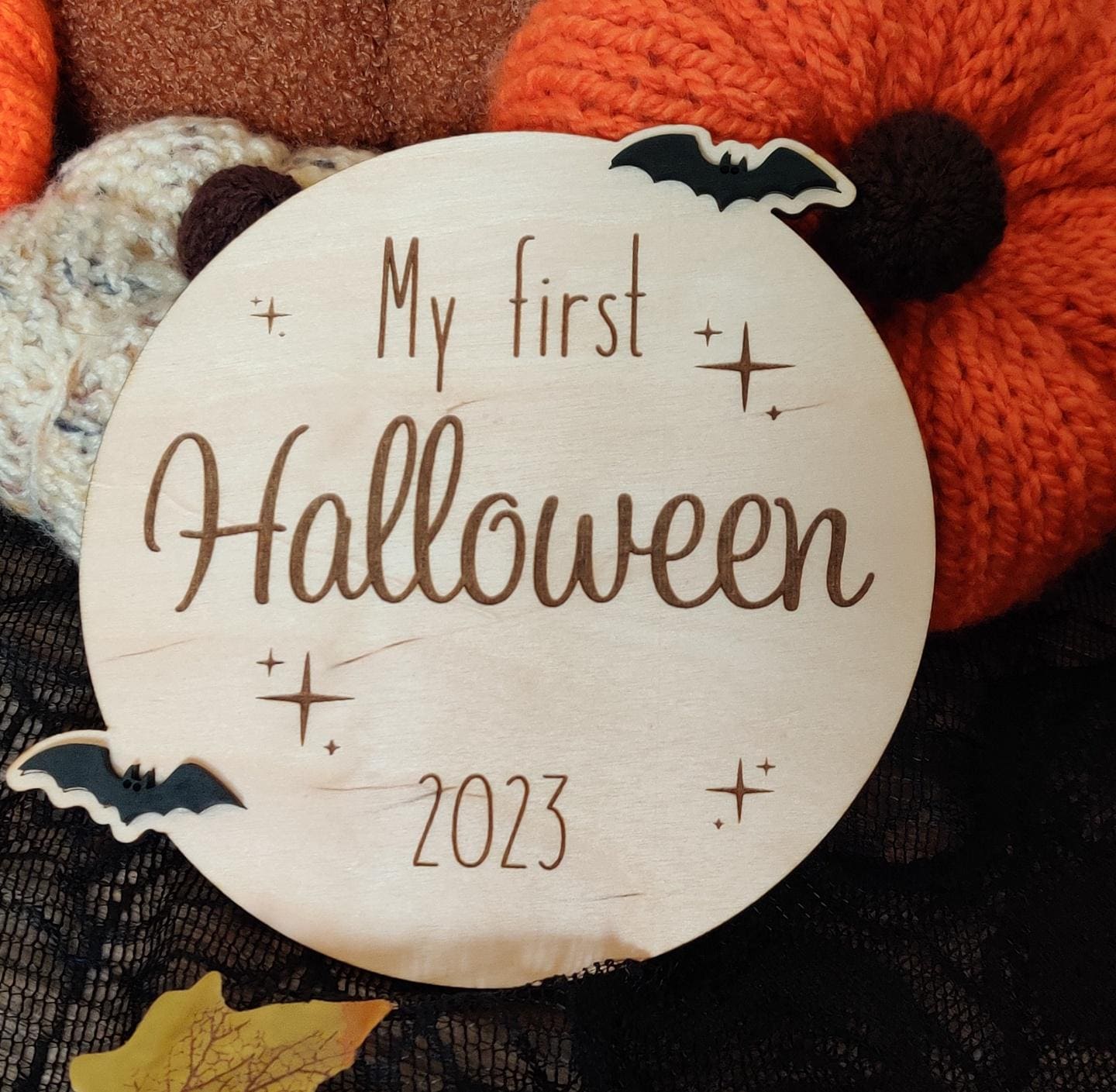 My First Halloween photo prop