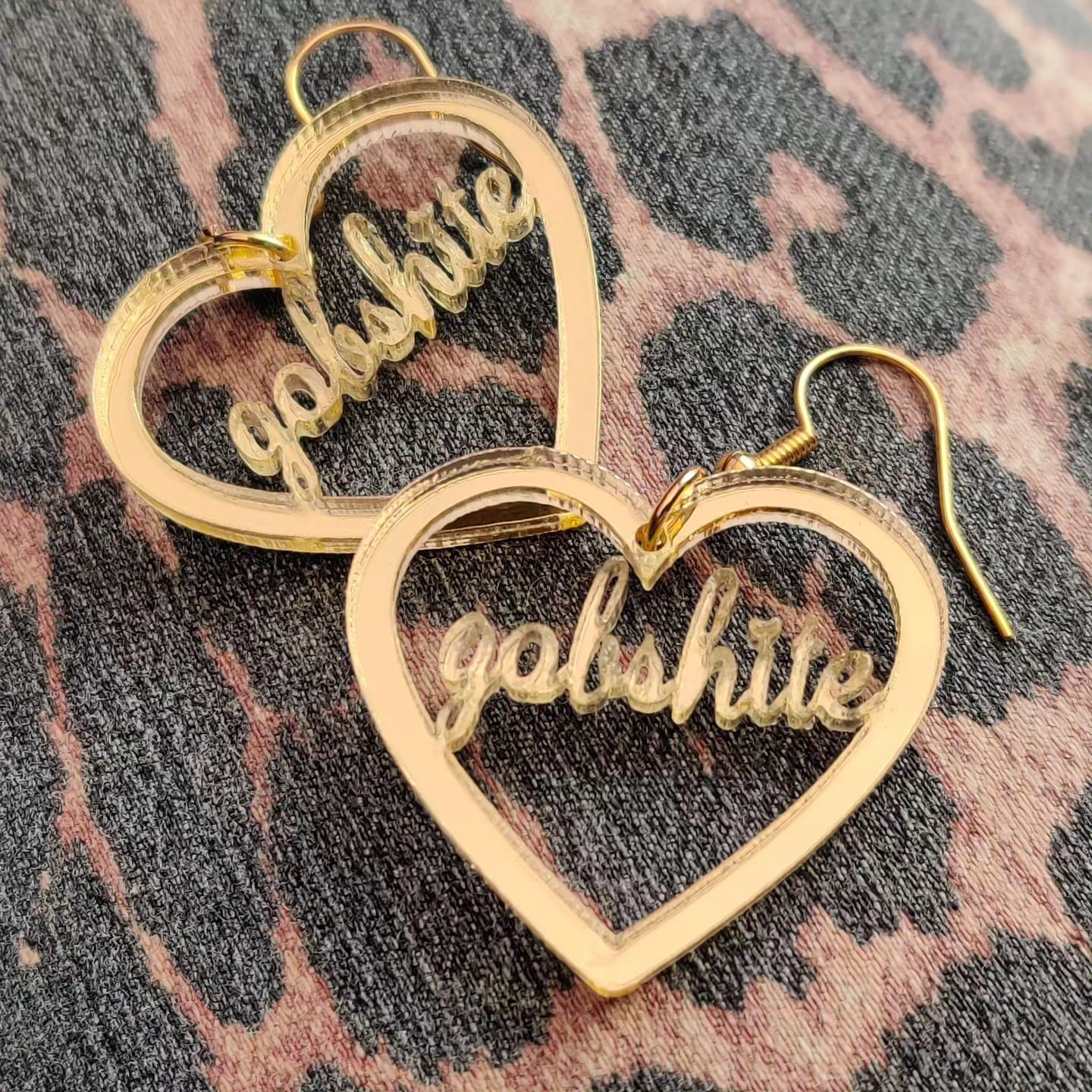 Gobshite Earrings