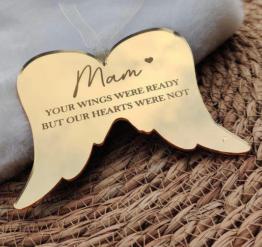 Angel wings - memorial decoration