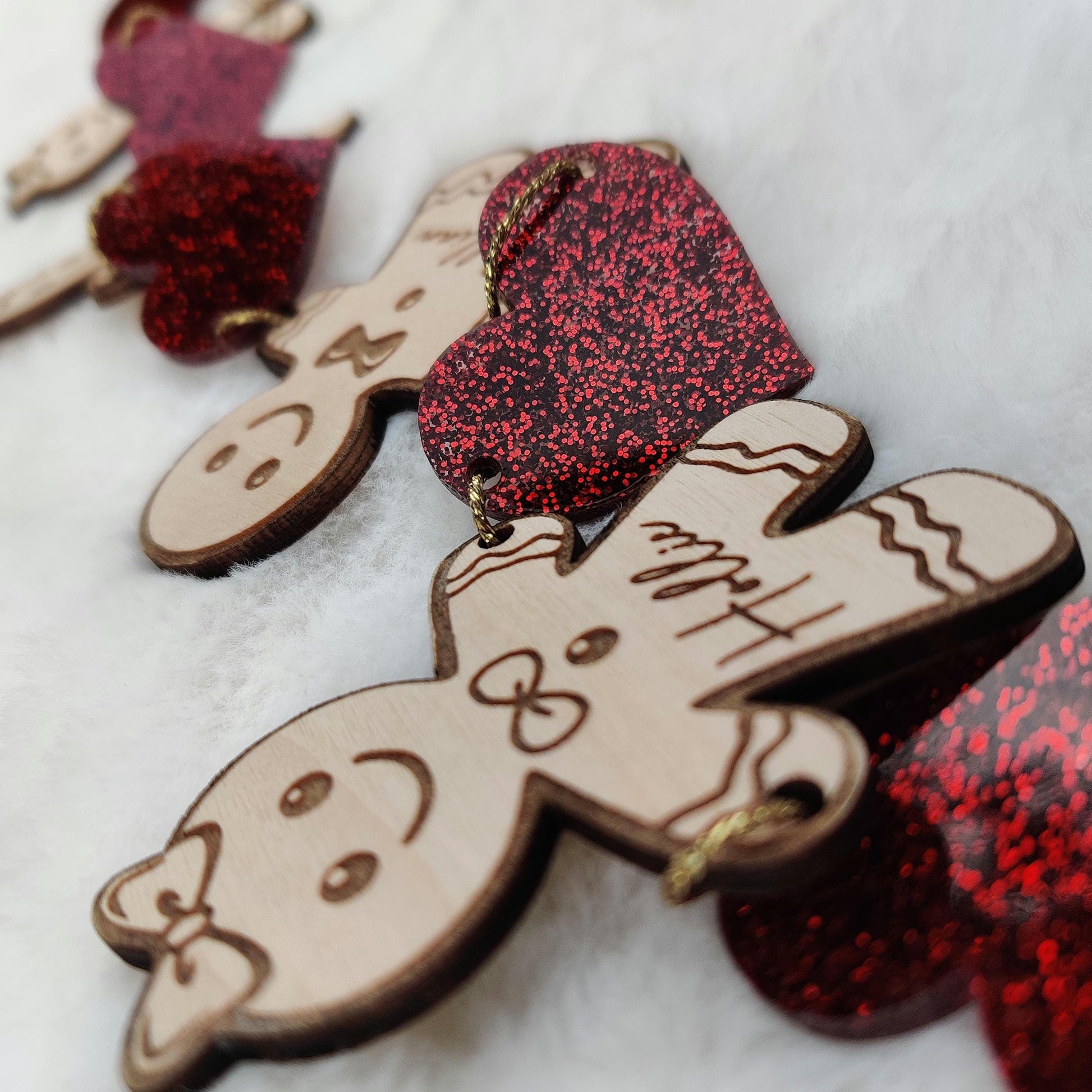 Christmas mini gingerbread garland.