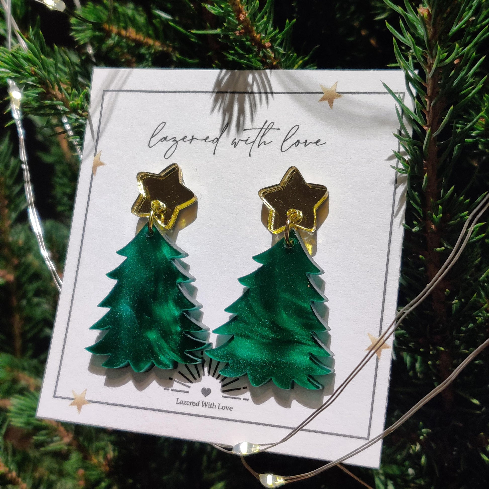 Christmas Tree Earrings