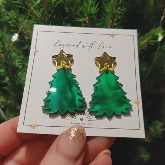 Christmas Tree Earrings