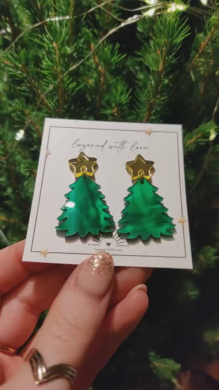 Christmas Tree Earrings