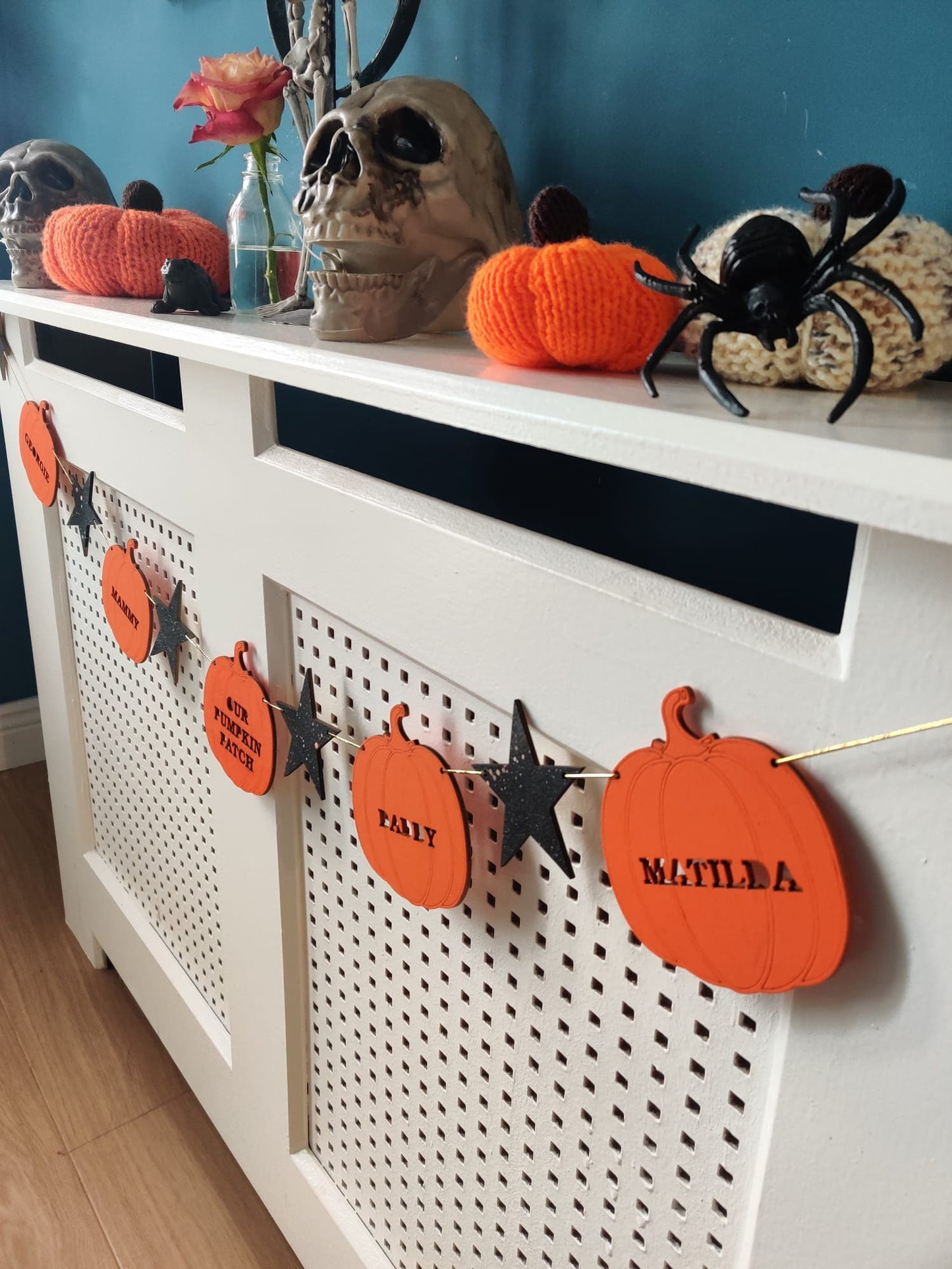 Personalized Halloween bunting