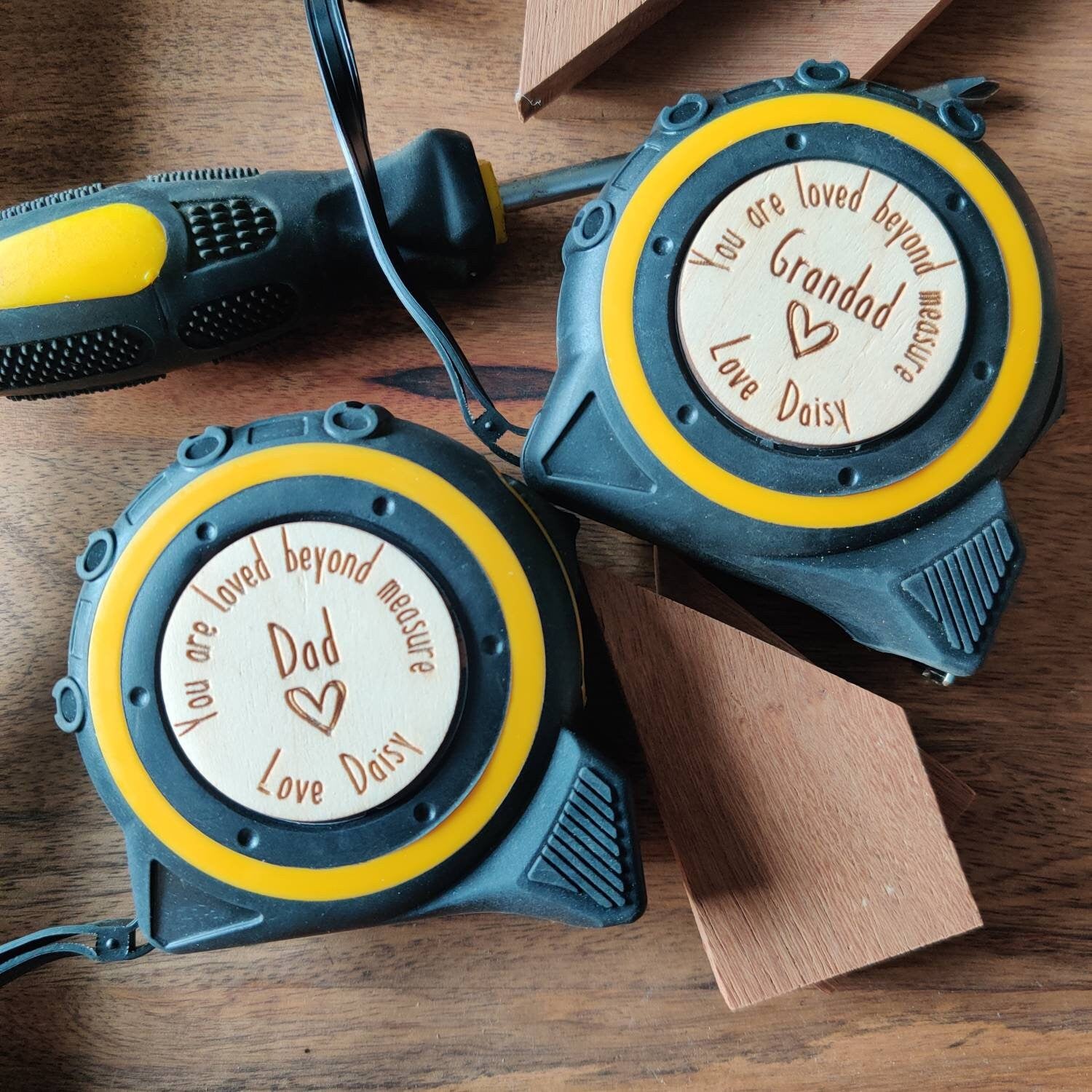 Personalised tape measure